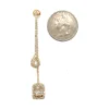 Diamond Dangle Drop Earrings