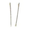 Diamond Bar Drop Earrings
