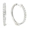 Diamond Hoop Earrings