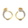 Diamond Pave Hoop Earrings