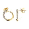 Diamond Pave Hoop Earrings