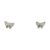 Butterfly Diamond Stud Earrings
