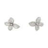 Diamond Butterfly Stud Earrings
