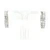 Emerald Cut Diamond Earrings