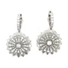 Starburst Diamond Huggie Earrings