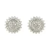 Diamond Starburst Stud Earrings