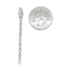 Diamond Snake Dangle Earrings