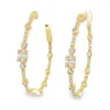 Diamond Accent Hoop Earrings