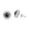 Halo Diamond Stud Earrings