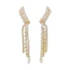 Diamond Cascade Dangle Earrings