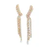 Diamond Cascade Dangle Earrings