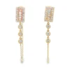 Baguette Diamond Drop Earrings