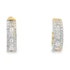 Baguette Diamond Hoop Earrings
