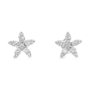 Star Diamond Stud Earrings