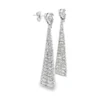 Tapered Diamond Dangle Earrings
