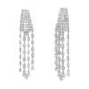 Diamond Tassel Dangle Earrings