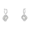 Clover Diamond Dangle Earrings