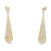 Tapered Diamond Dangle Earrings