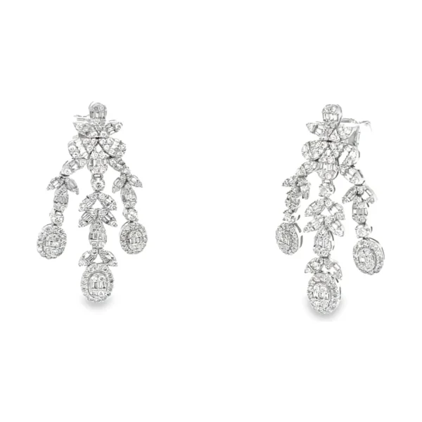 Chandelier Diamond Dangle Earrings