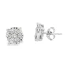 Cluster Diamond Stud Earrings