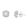 Cushion Halo Diamond Earrings