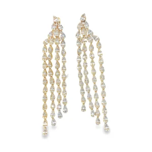 Diamond Waterfall Dangle Earrings