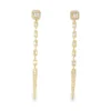 Diamond Dangle Drop Earrings