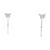 Butterfly Diamond Drop Earrings