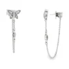 Butterfly Diamond Drop Earrings