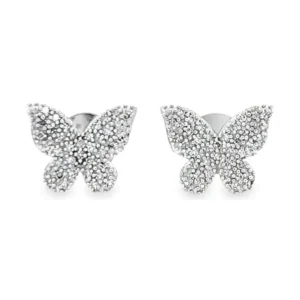 Butterfly Diamond Stud Earrings