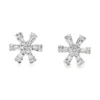 Starburst Diamond Stud Earrings