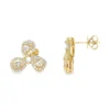 Cluster Diamond Stud Earrings