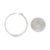 Pave Diamond Hoop Earrings