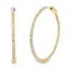 Diamond Hoop Earrings