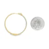 Diamond Hoop Earrings