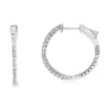 Diamond Hoop Earrings
