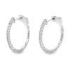 Diamond Hoop Earrings