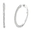 Diamond Hoop Earrings