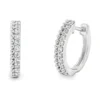 Diamond Pavé Huggie Earrings