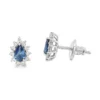 Pear Gemstone Stud Earrings