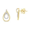 Teardrop Diamond Dangle Earrings