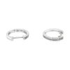 Diamond Huggie Hoop Earrings