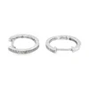 Diamond Huggie Hoop Earrings