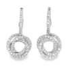 Circle Knot Dangle Earrings