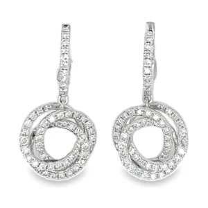 Circle Knot Dangle Earrings
