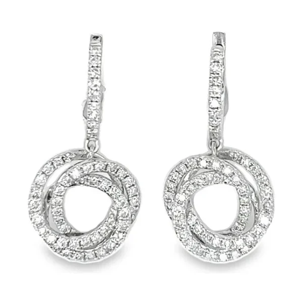 Circle Knot Dangle Earrings