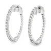 Diamond Hoop Earrings