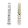 Diamond Huggie Hoop Earrings