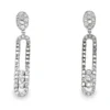 Oval Link Dangle Earrings