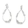 Teardrop Diamond Dangle Earrings